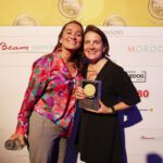 Mona L'Hostis & Marion Amirouche accept TRBusiness Awards