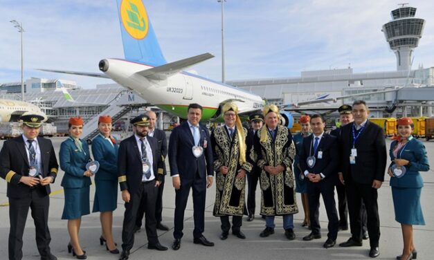 With with Uzbekistan Airways from Munich to the Silk Road