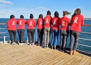 Homeward Bound women on deck - Copyright Homeward Bound