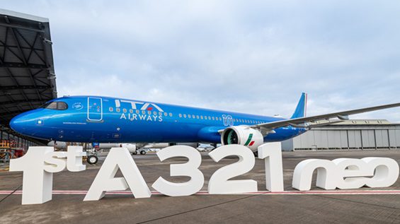 Ita Airways Takes Delivery Of Its First Airbus A321neo 9945