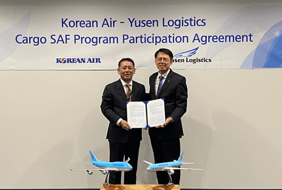 Korean Air Boosts Cargo SAF with Yusen!