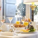 The Dufour guest champagne breakfast