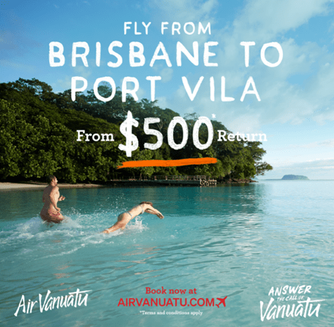 Air Vanuatu s Exclusive Sale Australia Flights from 500 Book Now