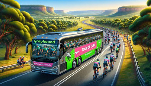 Greyhound Australia Rides with Tour de Cure!