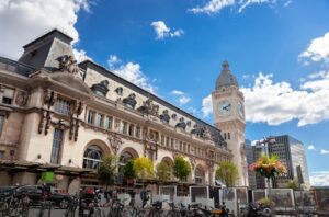 Gare de Lyon railroad train station.