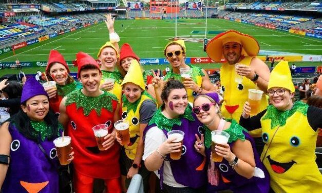 Glorious Rugby Sevens Finale Lights Up Hong Kong Stadium