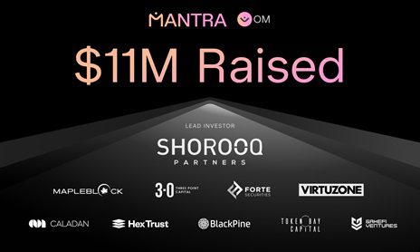 MANTRA Secures $11M to Accelerate RWA Tokenization