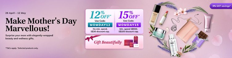 Marvellous Mother’s Day Deals on iShopChangi!