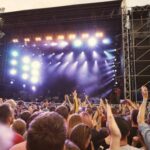 Crowd at a open air concert