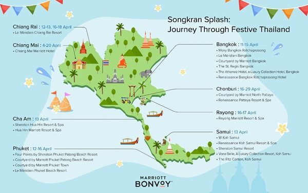 Marriott Bonvoy’s Thai New Year Fest: A Splash of Tradition