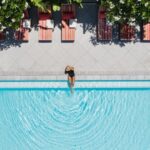 Emporium Hotel South Bank aerial pool view