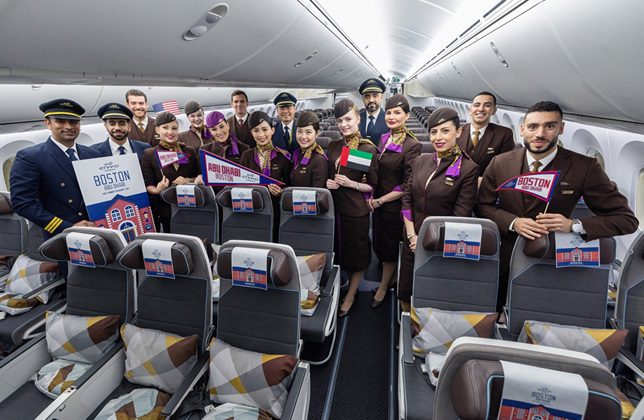 Etihad Airways’ Inaugural Flight Soars to Boston!