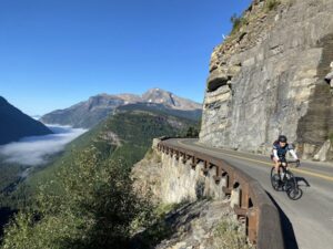 Glacier National Park/Going-to-the-Sun Road bike trip.