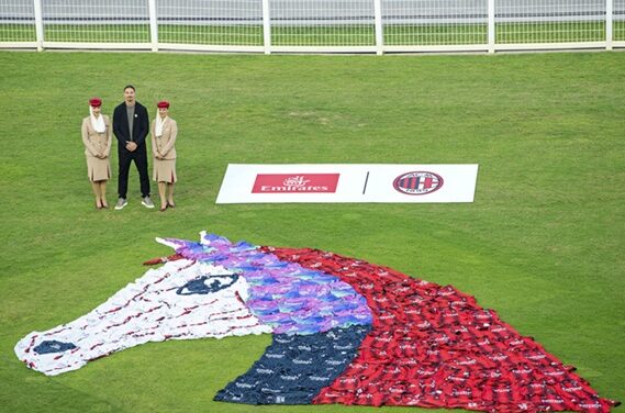Emirates, AC Milan Reveal Stunning Dubai World Cup Art
