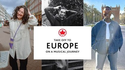 Air Canada’s Musical Guides: Amsterdam, Barcelona, Paris