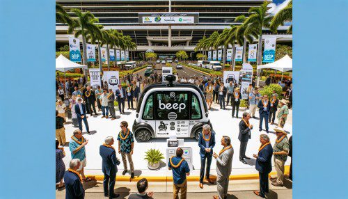 Beep’s Autonomous Shuttle Hits Honolulu Airport!