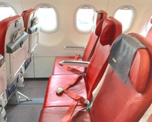 KM Malta Airlines A320neo Business Class seats.