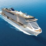 Rendering of the new class of ships that will be built by Fincantieri for MSC Cruises, to be delivered in 2017 and 2018