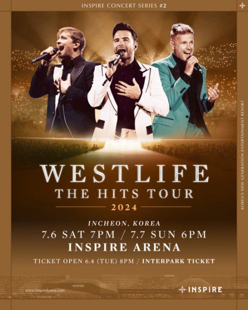 Mohegan INSPIRE Brings Global Pop Band ‘Westlife’ to Korea for July Concert