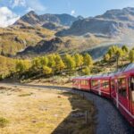 Bernina-Express Railway, Graubünden, Switzerland