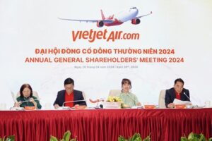 Vietjet's 2024 Annual General Meeting of Shareholders held in HCMC on April 26.