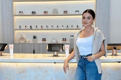 Lucy Hale’s Chic Manicure at Townhouse Beverly!