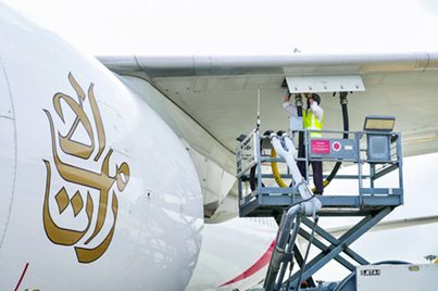 Emirates Soars with Sustainable Fuel from Singapore!