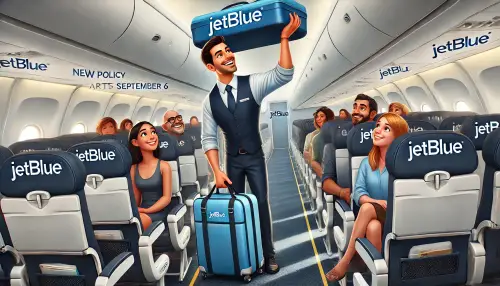 JetBlue Boosts Blue Basic: Free Carry-On Bag from Sept 6