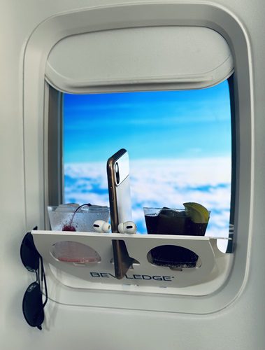 Secure In-Flight Comfort: BevLedge Revolutionizes Air Travel