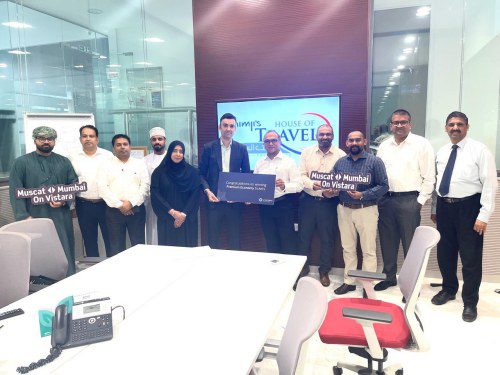 Amadeus and Vistara Celebrate Successful Oman Promotion