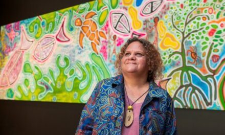 Cairns Convention Centre Unveils Elverina Johnson’s First Nations Artwork!