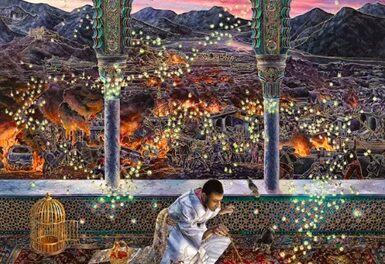 Raqib Shaw’s ‘Ballads of East and West’: A Fusion of Fantastical Art