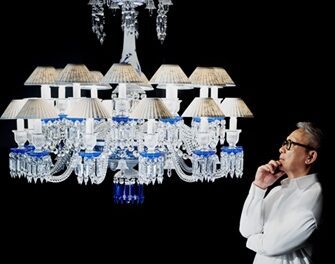 Steve Leung & Baccarat Unveil ‘Printemps Bleu’ Chandelier
