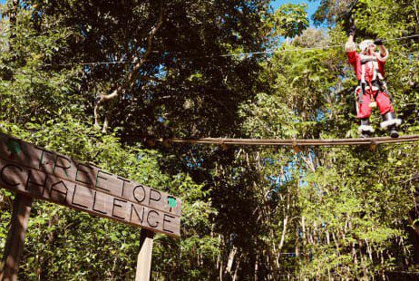 Santa Celebrates Christmas in July on Tamborine Mountain