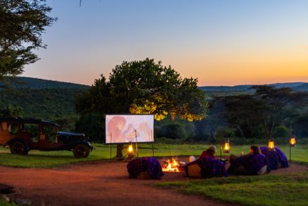 Wild Movie Nights at Cottar’s 1920s Camp in Maasai Mara!