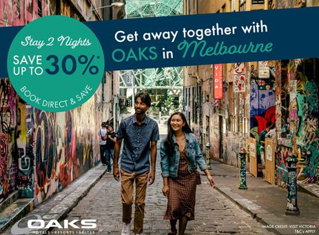 Escape Together with Oaks in Melbourne