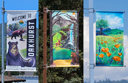 Yosemite’s Southern Gateway Enlivened by New Art Banner Display