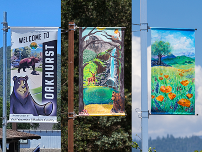 Yosemite’s Southern Gateway Enlivened by New Art Banner Display