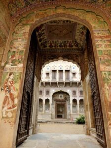 Nawalgarh Uattara Haveli entrance gate.