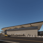 Newcastle Airport - Terminal Expansion - Terminal from Landside 2