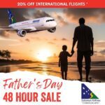 Solomon Airlines: 48-Hour Flash Sale—20% Off Flights!