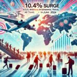 U.S. International Air Travel Soars 10.4% in June 2024