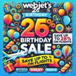 Webjet’s 26th Birthday Sale: Save Up to 26% on Flights