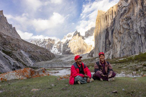 CREDIT - Intrepid-Travel-PICTURED - Pakistan Nangma-valley-campsite-porters-3973