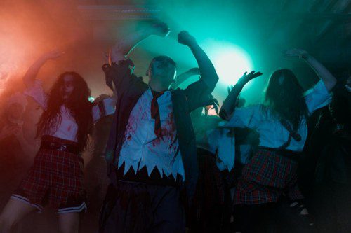 DANCE AMONG THE UNDEAD AT THE SILENT ZOMBIE DISCO PARTY PRESENTED BY POLIAKOV