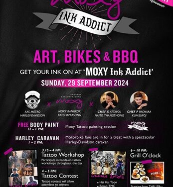 Art, Bikes & BBQ: Moxy Bangkok Hosts ‘Moxy Ink Addict’