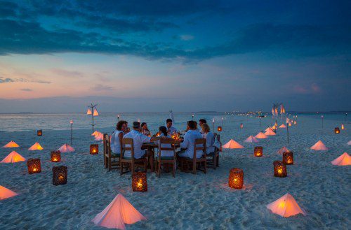 Soneva Fushi - Private Sandbank Dinner