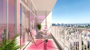 Stay Like An Infinite Icon - Hilton For the Stay - Suite Rendering - Balcony