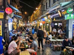 Vietnam Hanoi Street Food.