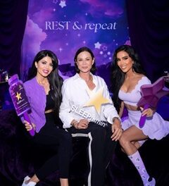 Lilly Ghalichi & Leyla Milani Host Cozy SLEEPtamin Launch